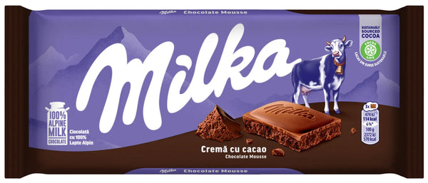 Milka Crema cu Cacao Chocolate Bar (Romania) 100g - Choc Voyage