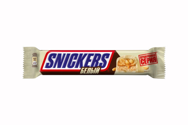 Snickers White Double (Russia) 81g BBE 11/2025 - Choc Voyage