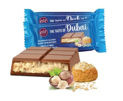 Elit Dubai Chocolate Crispy Hazelnut & Kadayif (Dubai) 90g - Choc Voyage