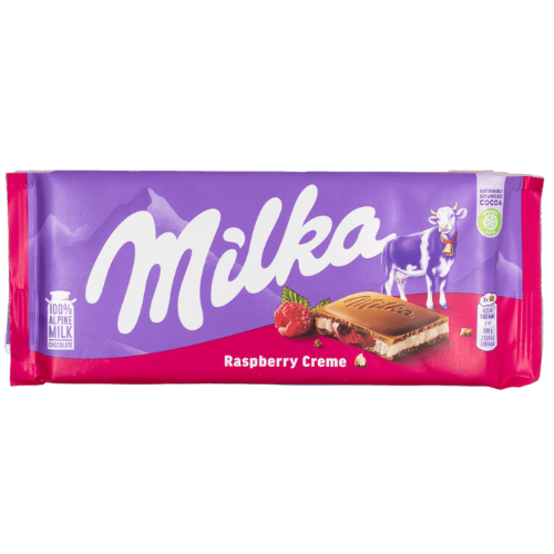 Milka Rasberry Cream (Poland) 100g