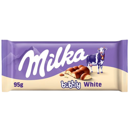 Milka Bubbly Milk White (Poland) 95g