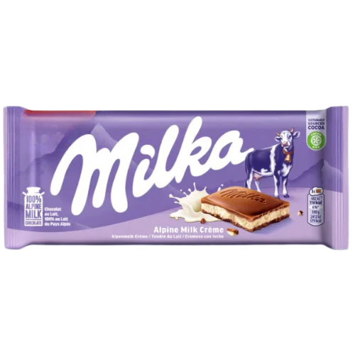 Milka Alpine Crème (Belgium) 100g
