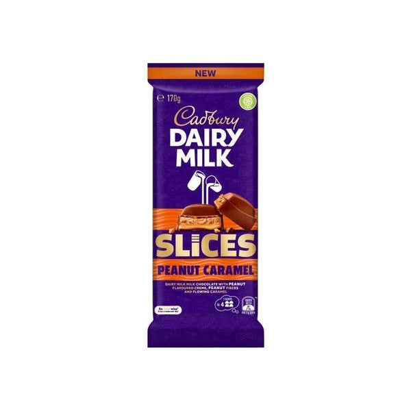 Cadbury Slices Peanut Caramel (Australia) 170g