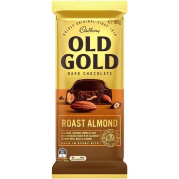 Cadbury Old Gold Roast Almond (Australia) 180g - Choc Voyage