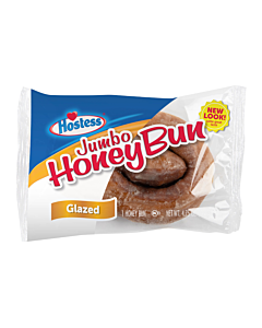 Hostess Jumbo Glazed Honey Bun (America) 135g - Choc Voyage