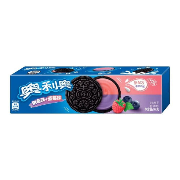 Oreo Sandwich Raspberry & Blueberry (China) 97g - Choc Voyage