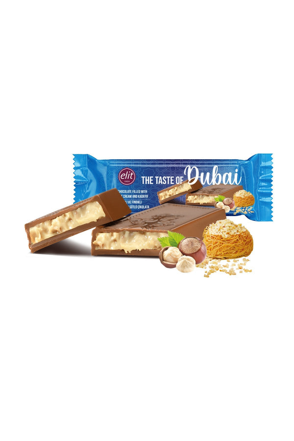 Elit Dubai Chocolate Crispy Hazelnut & Kadayif Mini (Dubai) 30g - Choc Voyage