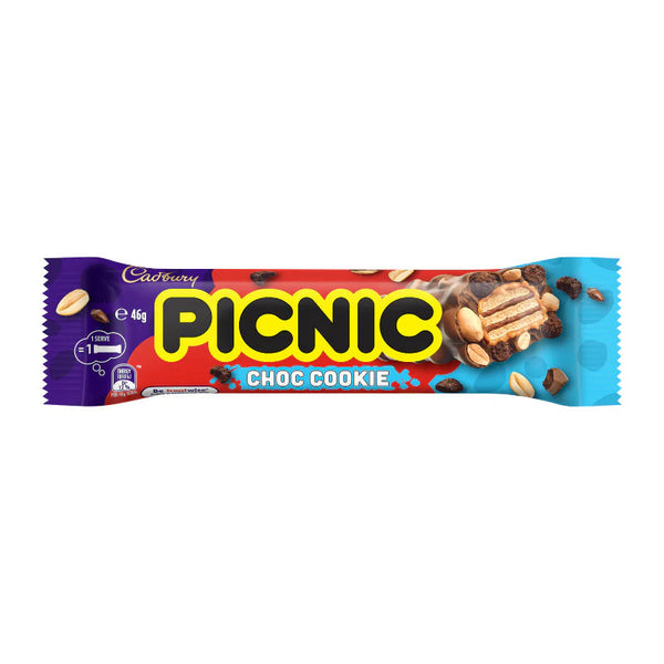 Cadbury Picnic Choc Cookie (Australia) 46g - Choc Voyage