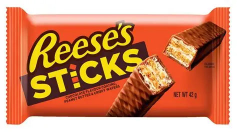 Reese’s Sticks Wafer Chocolate Bar (America) 42g - Choc Voyage