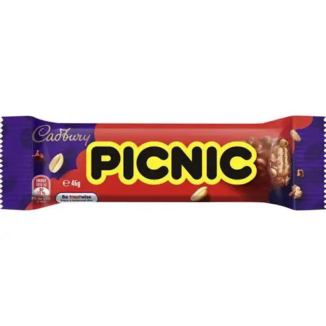 Cadbury Picnic (Australia) 46g BBE 01/2026 - Choc Voyage