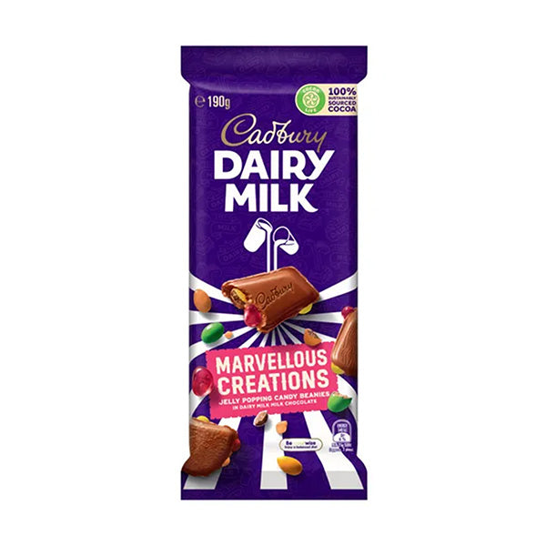 Cadbury Marvellous Creations Jelly Popping Beans (Australia) 190g - Choc Voyage
