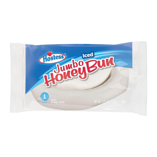 Hostess Jumbo Iced Honey Bun (America) 135g - Choc Voyage