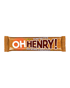 Oh Henry! Reese’s Peanut Butter Bar (Canada) 58g - Choc Voyage