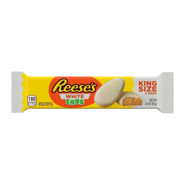 Reese’s White Peanut Butter Eggs King Size (America) 68g - Choc Voyage